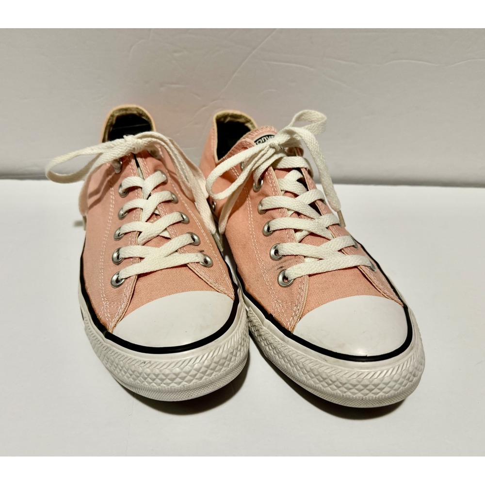 Converse Chuck Taylor All‎ Star Low Top Peach Pink Sneakers Mens 8 Womens 10